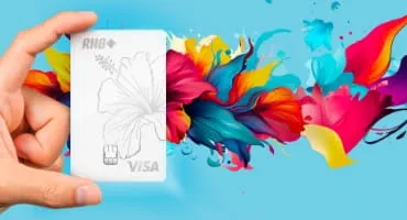 RHB Limited Edition White Visa Rewards Credit Card/-i