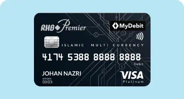 RHB Premier Multi Currency Visa Debit Card-i