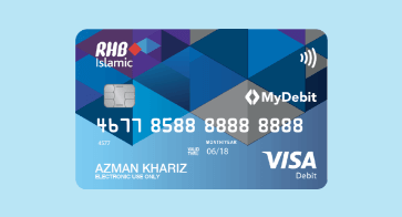 RHB Visa Debit Card-i (RM12 & RM8)